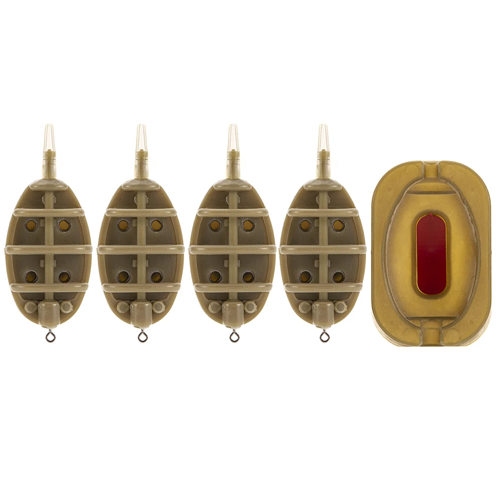 Плоский Фидер для ловли карпа Инлайн метод быстроразъемные формы фидер