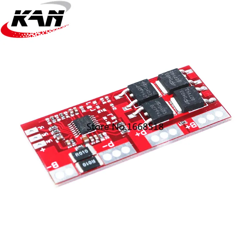 Защитная плата зарядного устройства 18650 BMS для литий ионных аккумуляторов 30 А 14 4 В