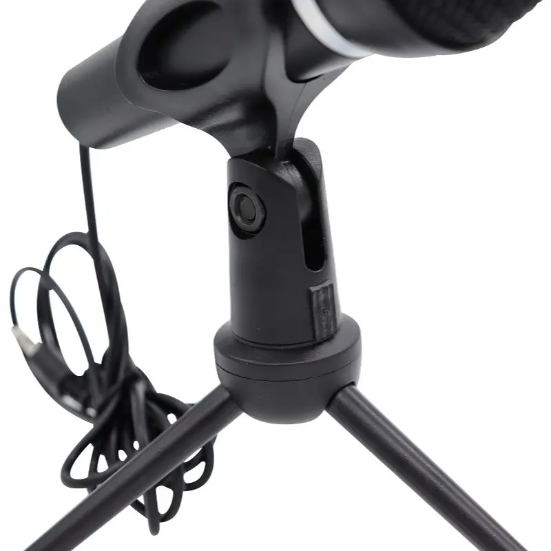 Конденсаторный микрофон VOXLINK проводной 3 5 мм настольный для ПК YouTube караоке