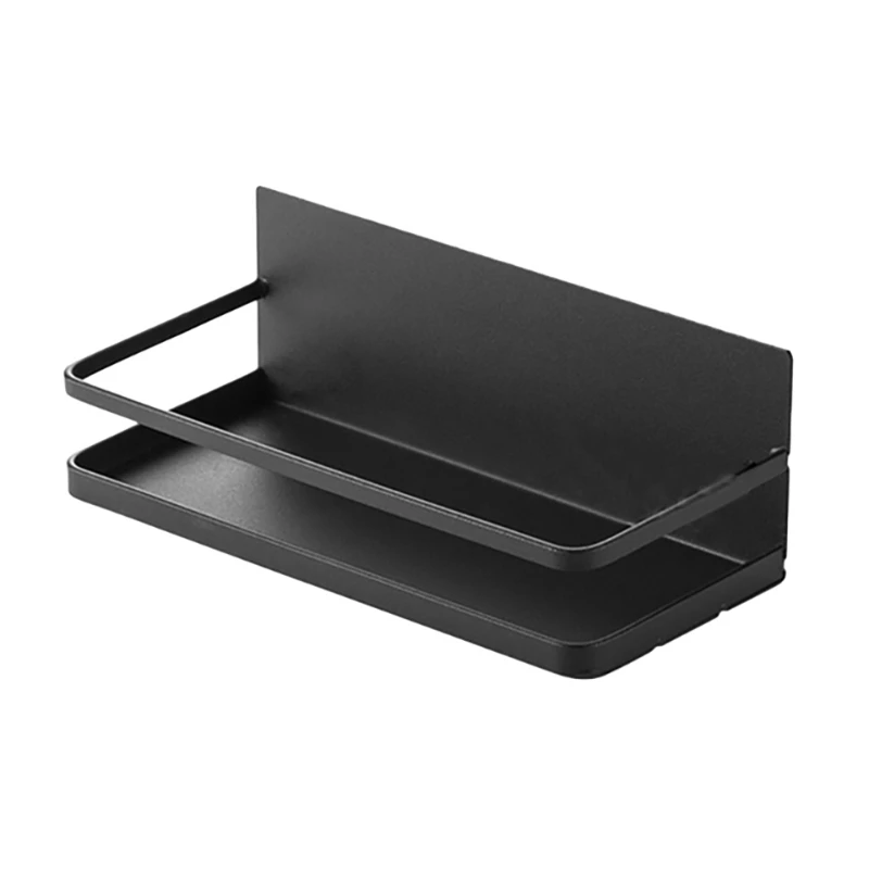 

Refrigerator Magnet Storage Rack Durable Holder Kitchen Punch-Free Magnetic Shelf Can Put All Kinds of Spices Supplies