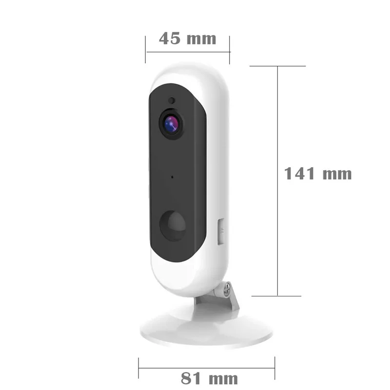 CARPRIE перезаряжаемая камера популярная версия 720P HD беспроводная WiFi инфракрасная смарт-камера ночного видения IP Угол обзора 120 IP домашняя камера