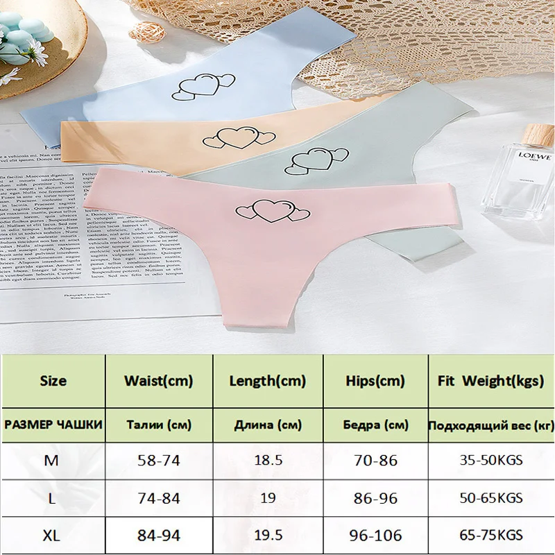 

Poblador New Sexy Women's Ice Silk Panties Seamless Sport Thongs Low Waist Soild Color Female Comfort Breathable G-String Tanga