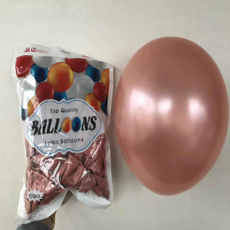 

10pcs/lot 12 inch rose gold latex balloons champagne party decoration wedding birthday party decoration adult foil balloons