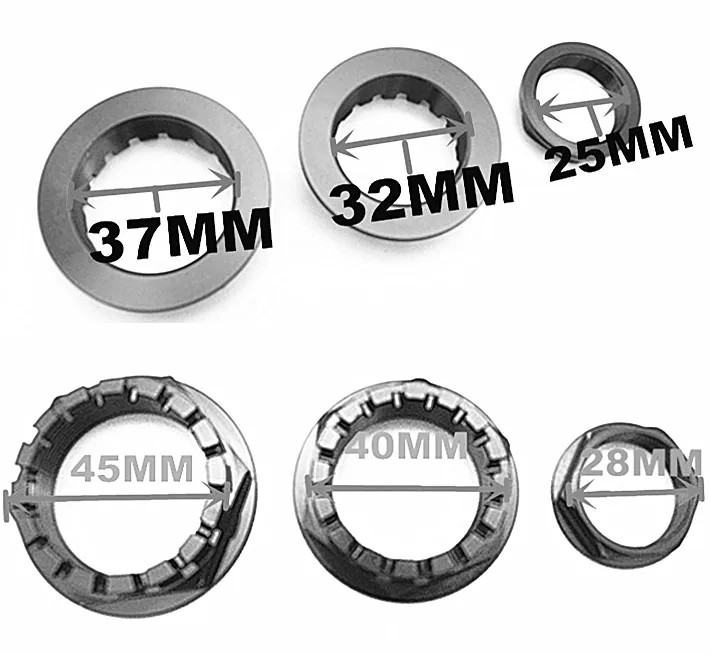 Алюминиевая передняя и задняя фрижевая ось с задней звездочкой гайка Омыватель