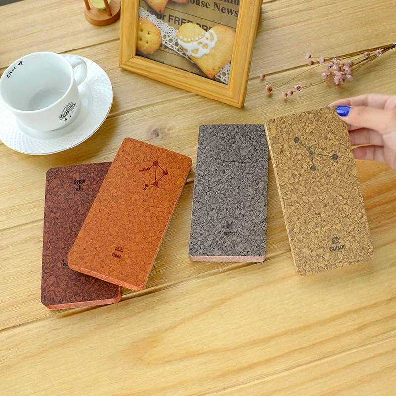 

Simple Notebooks Lovely 12 Constellations Student Small Notepad 72K PU Leather Pocket book Horizontal Line Note Books Plan Gift