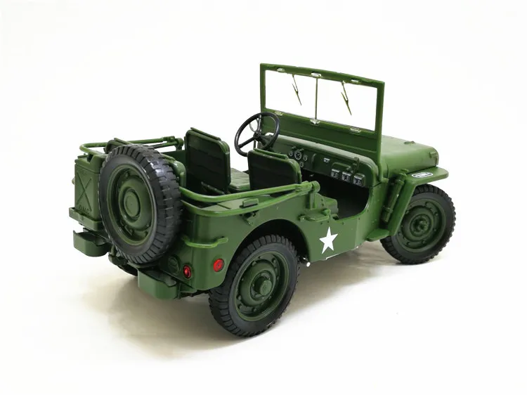 1:18 джип Военная тактика литая модель автомобиля открывающийся капот панели, чтобы раскрыть двигатель для детей подарок игрушки