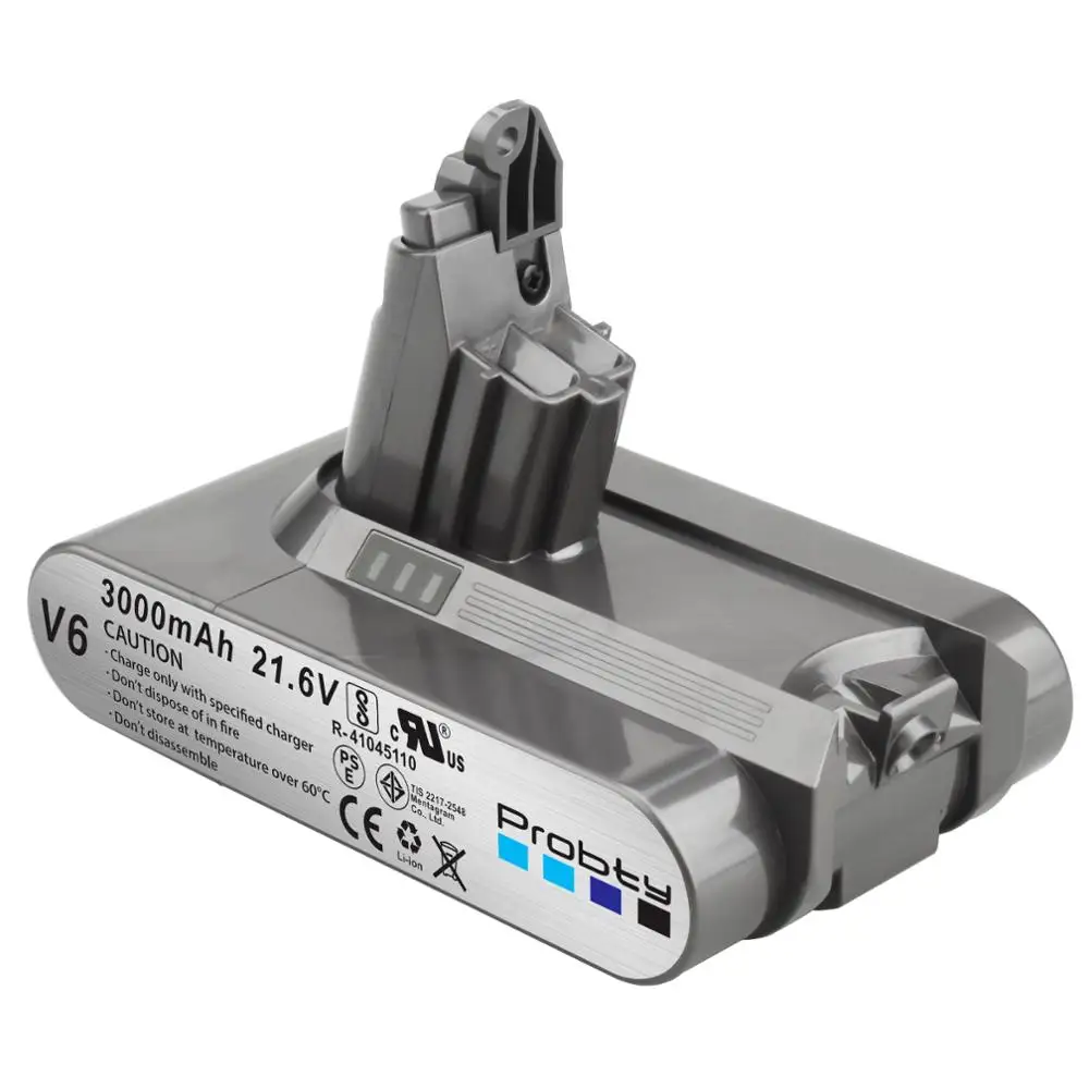 Фото Для аккумулятора Dyson V6 DC59 DC58 DC61 DC72 DC74 DC62 аккумулятор Absolute Animal 650 770 880 SV06 SV07 SV09 ручной вакуумный аккумулятор №3