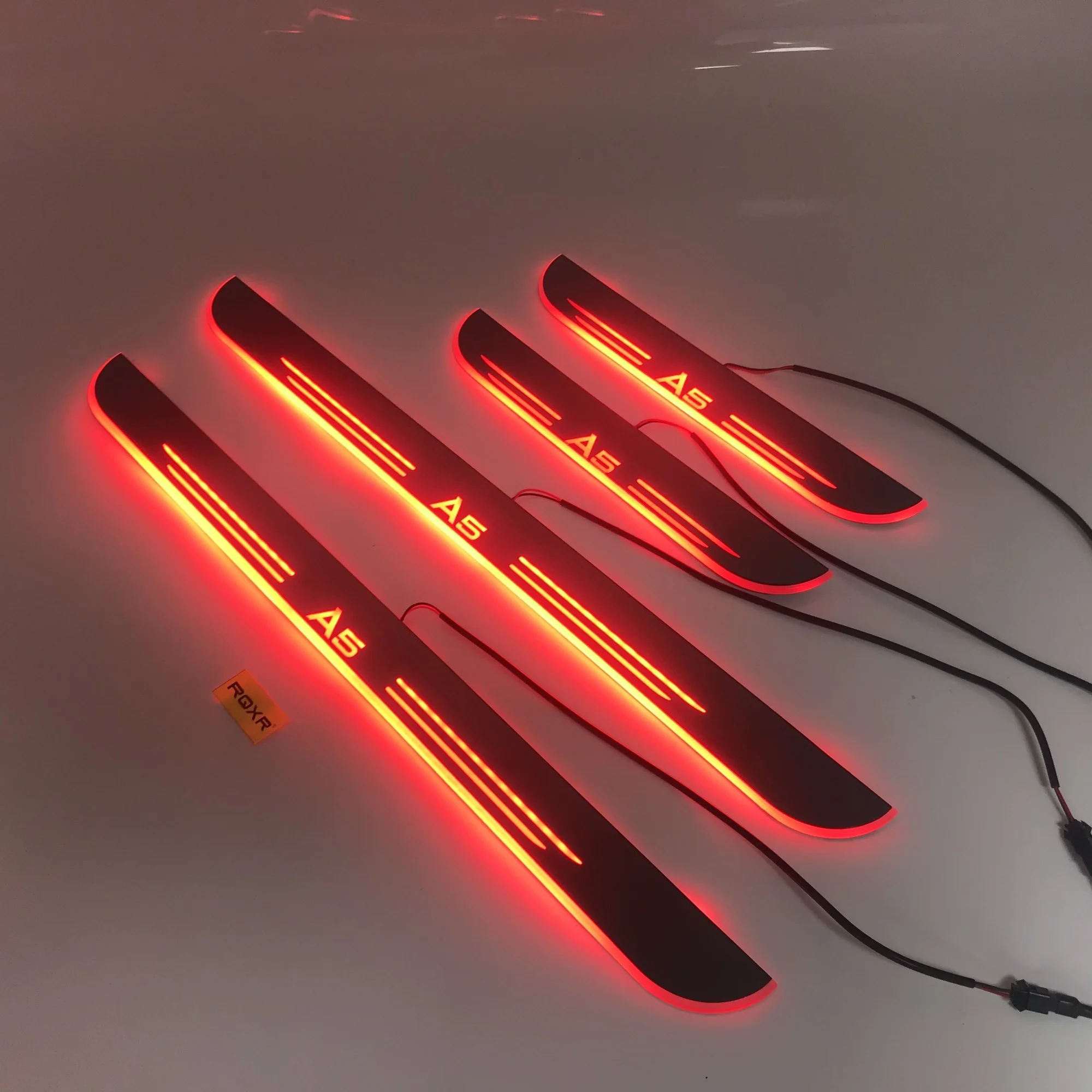 

Express Delivery New Custom Led Door Sills Moving Door Scuff Step Plate Light for Audi A5