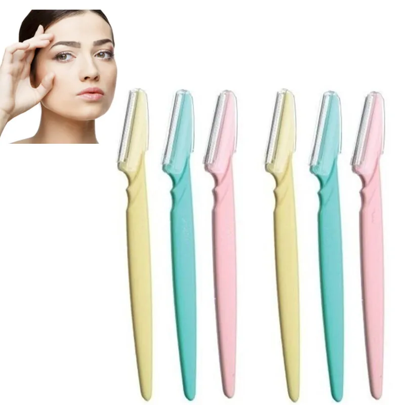6/3 шт. триммер для бровей портативная Бритва инструмент формирования ножницы