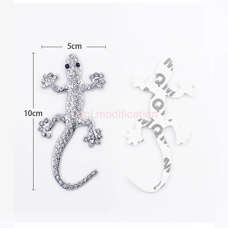 3D Мозаика Lmitation Алмазная Ящерица Геккон Автомобильная наклейка украшение значок