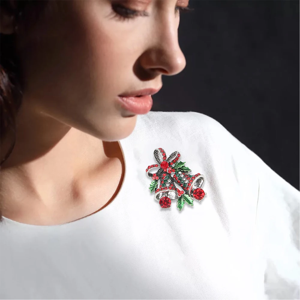 HOOMIN костюм контакты колокольчики броши ювелирные изделия в винтажном стиле