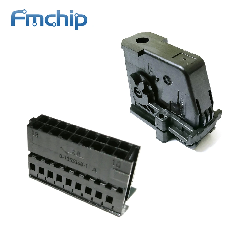 

FMchip 1355348-1 and 1-1355350-1 18POS Automotive Connectors Car Electric Instrument Plug CONN RCPT HSG SHIELD