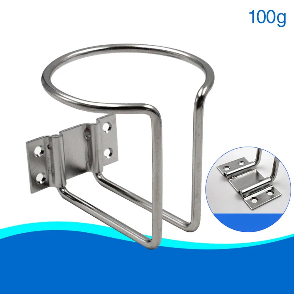 

Fishing Boat Cup Holder Stainless Steel Cups Ring Polished For Boat Marine Yacht Pontoon Drink Holder Boat Water Cup Holder