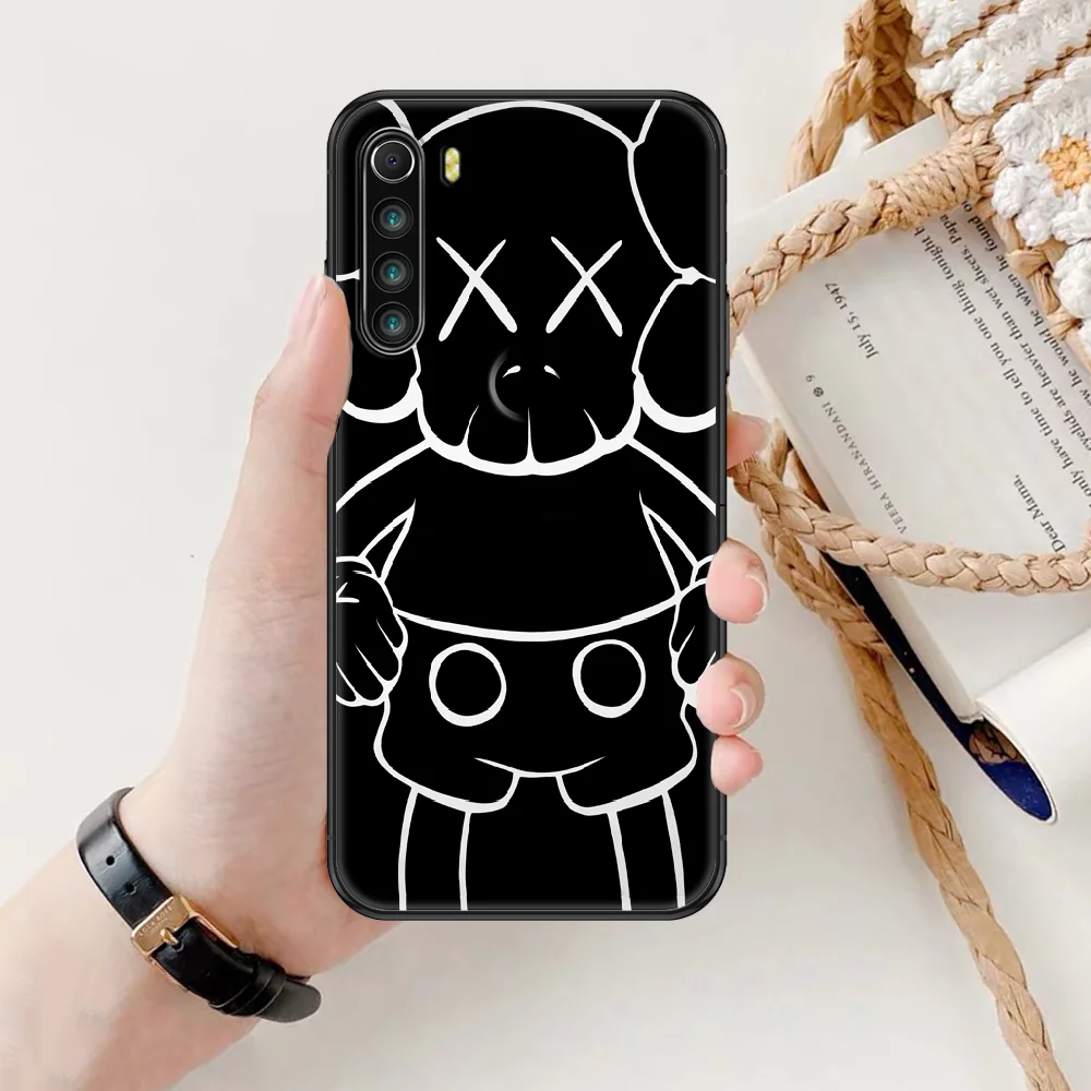 

Fashion luxury kawe Design Phone case For Xiaomi Redmi Note 7 7A 8 8T 9 9A 9S 10 K30 Pro Ultra black tpu hoesjes pretty cover