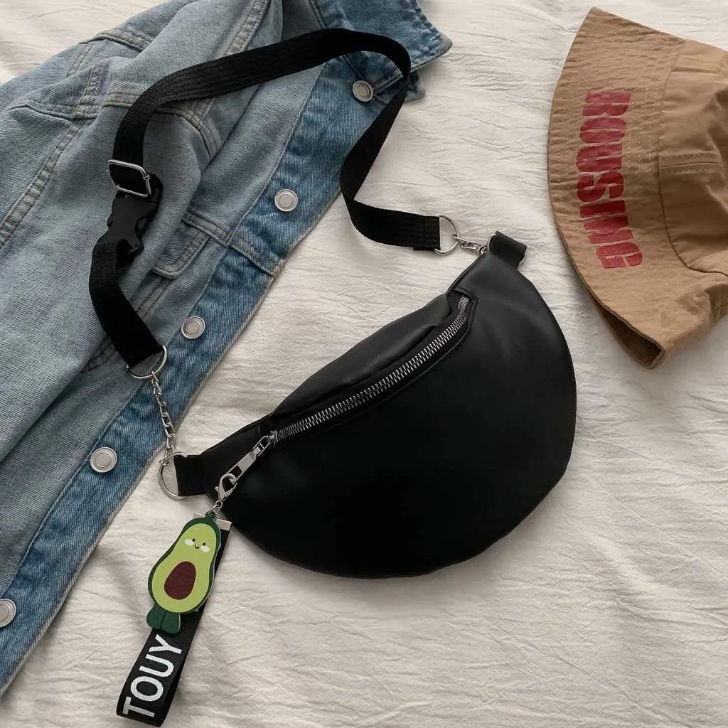 Поясная Сумка для женщин забавная Сумочка через плечо с подвеской из мультфильма