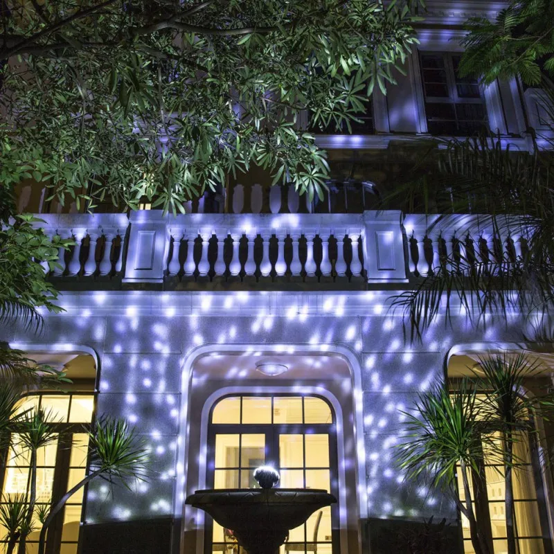 

Xmas Outdoor Party Snowfall Projector Remote Control Holiday Projector Snowflake Shadowed Light Christmas Party Decoration