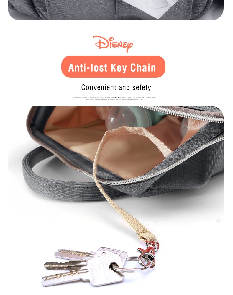Сумка для подгузников disney, сумка для подгузников для мам, сумка для подгузников для мам, большая емкость, сумка для ухода за ребенком, сумка для кормления, модный рюкзак для путешествий для мам, Одежда для младенцев