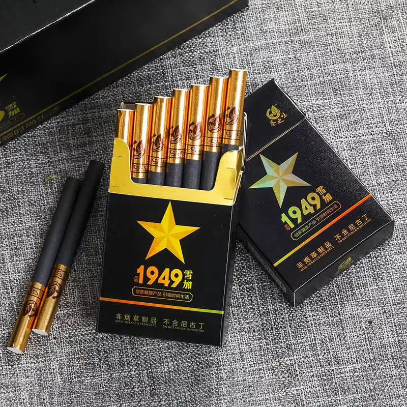 

Tea Flavor 1949 Cigar Flavor Tea Cigarette Non-tobacco Products No Nicotine Thick Healthy Tea Tobacco 10 Pcs