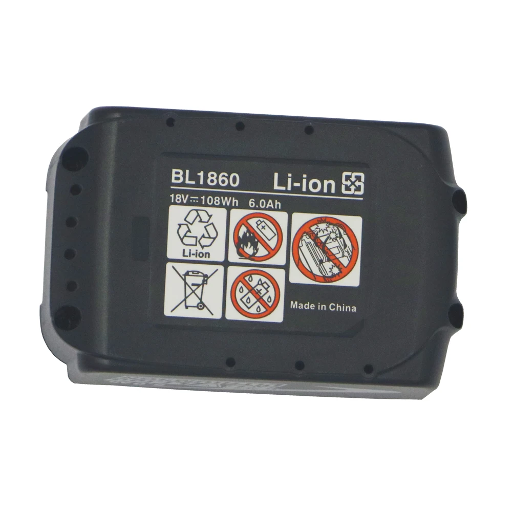 Литиевая батарея для Makita BL1860 BL1840 BL1830 18 в 6000 мАч 10 шт. Sony 18650 VTC6|Перезаряжаемые