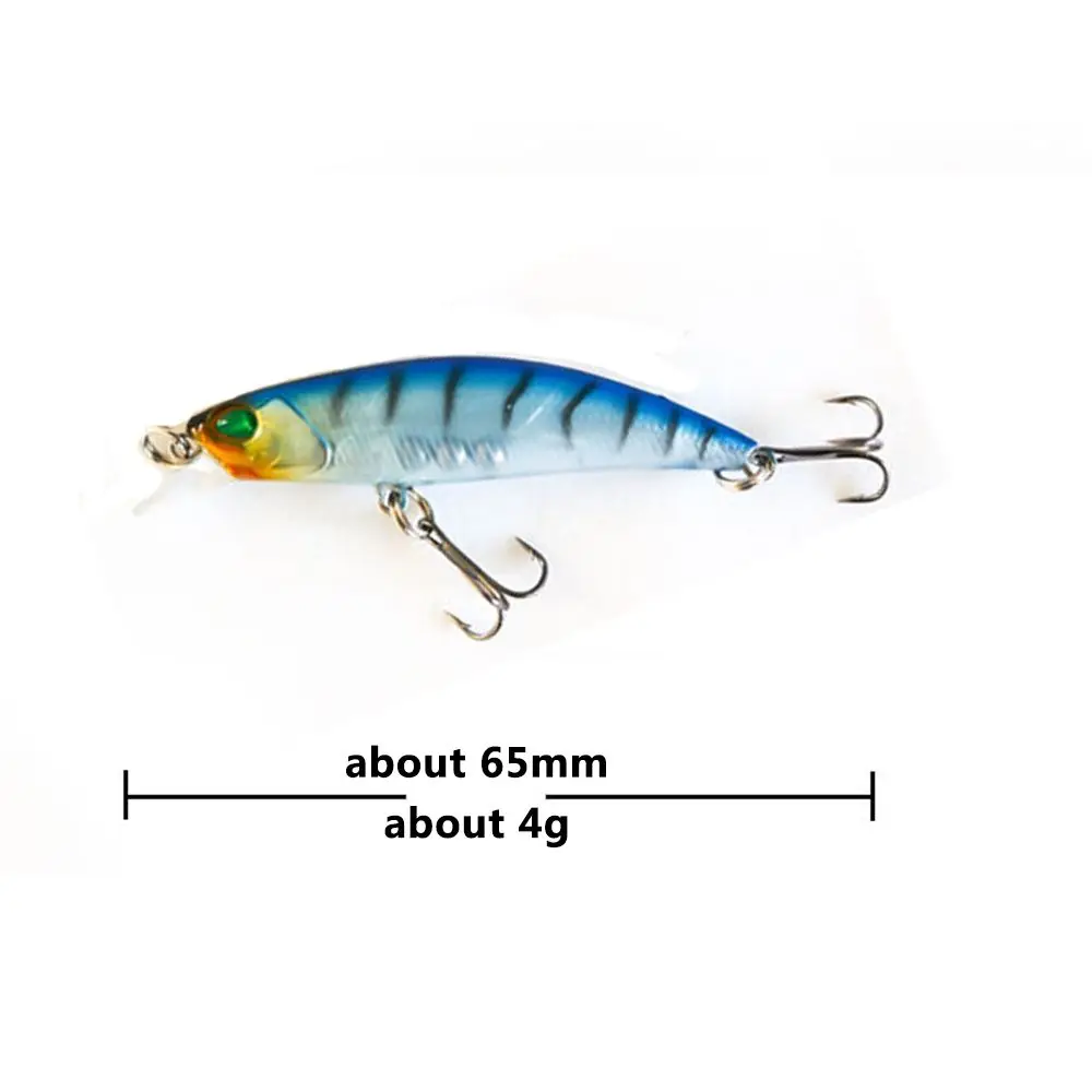 

Swimbait Fishing Tackle Artificial Hard Bait 65mm 5g Minnow Fishing Lure Top Fishing Lures Hook Fish Wobbler Crankbait