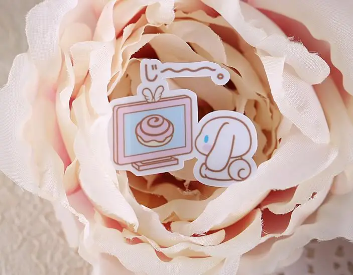 40 шт Горячая Распродажа милые самодельные Cinnamoroll наклейки для скрапбукинга Декор этикетка дневник альбом наклейки; классические игрушки подарок