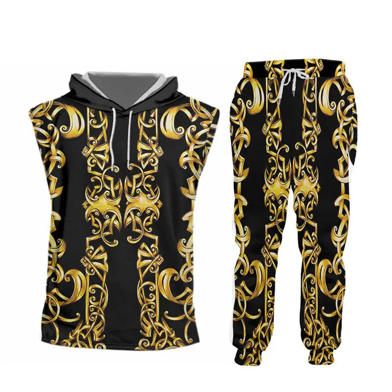 Новый брендовый Мужской комплект куртка на молнии и штаны индивидуальный 3d с