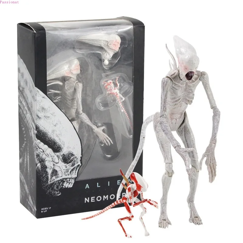 4 5 24 см прибл. Aliens VS Predator Neomorph Facehugger Chestburster Eggs Creature Pack Takayuki Takeya PVC фигурка модель