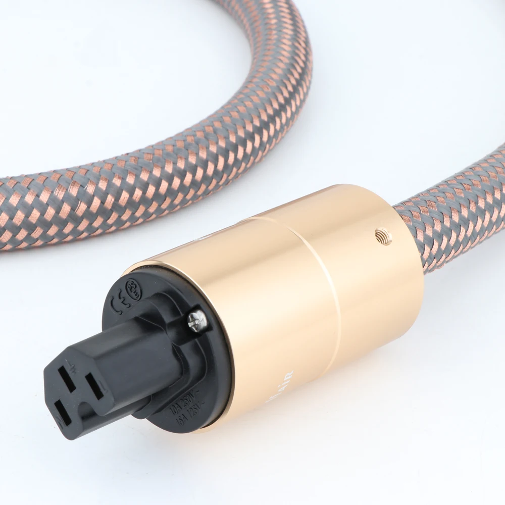 HI End HIFI сетевой кабель переменного тока Европейская линия питания Schuko шнур