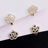 fashion charm exquisite flower earrings for women fine jewelry temperament luxury earrings jewelry shine elegant all match gift
