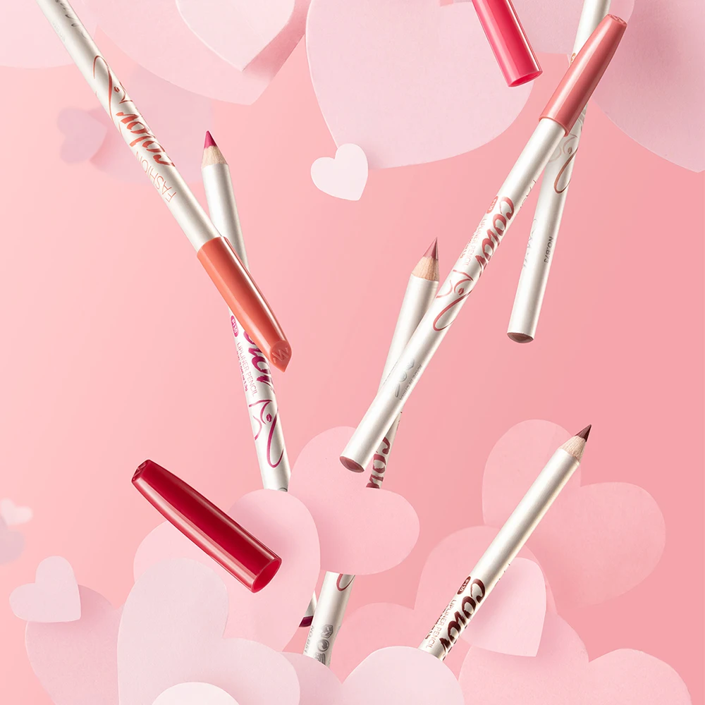 12 шт./компл. карандаш для губ нюдовый матовый лайнер увлажняющая водостойкая