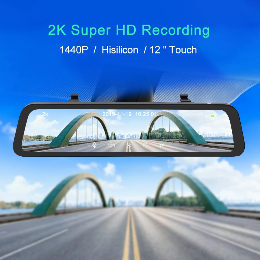 Видеорегистратор TOPSOURCE 2K 1440P Super HD для Huawei Hisilicon CPU Sony 335 Автомобильные