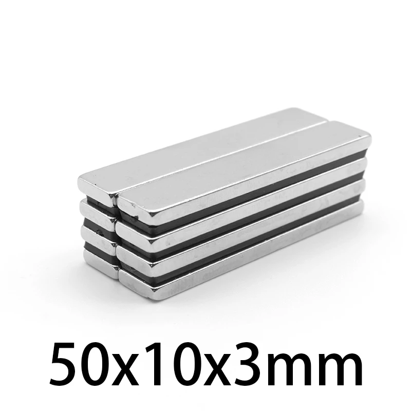 

Мощные неодимовые магниты N35, 50x10x3 мм, длинный лист NdFeB, 50x10x3, 5-80 шт.