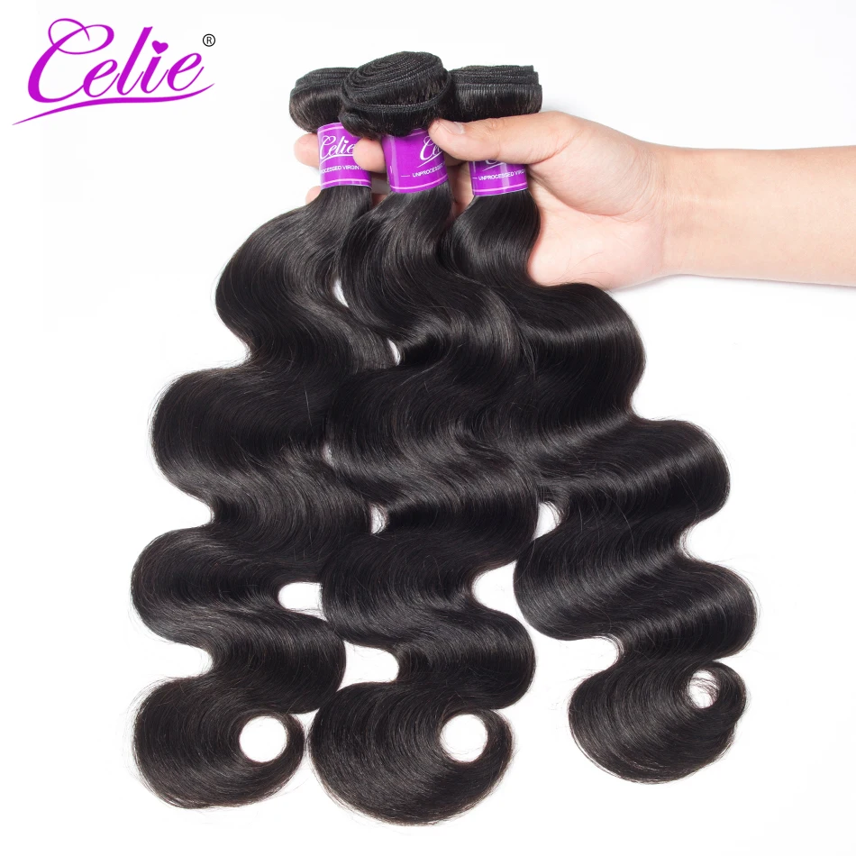 Волнистые человеческие волосы Remy, 3 пряди, 10- 30 дюймов, пряди для наращивания - изображение