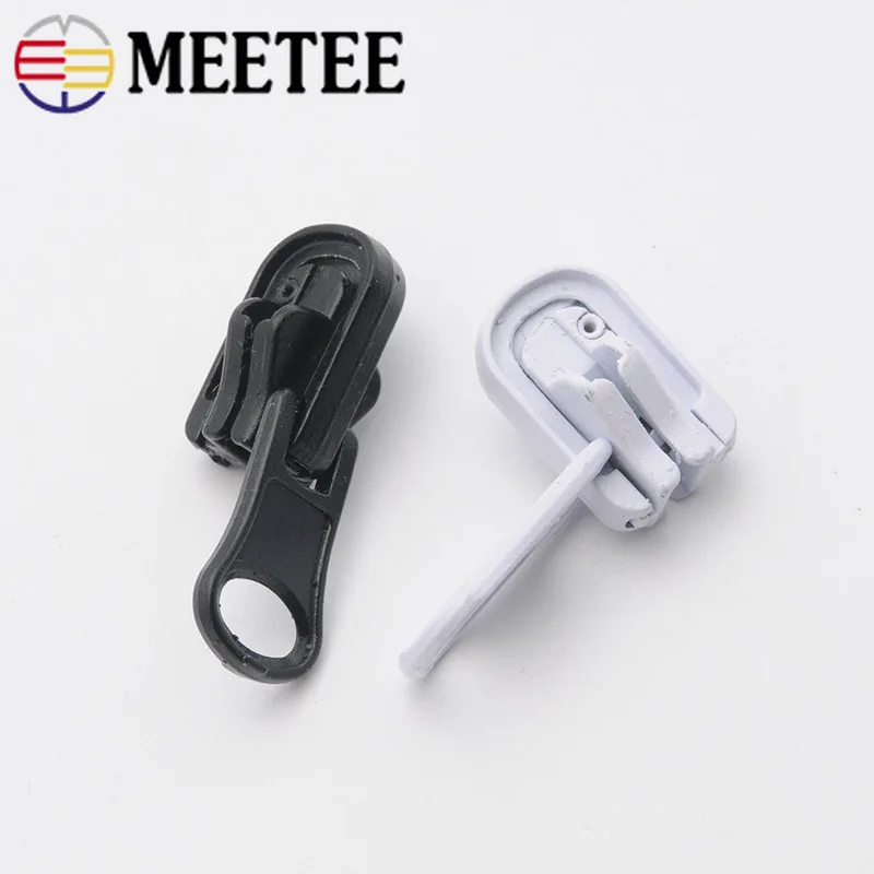 5 шт. # двухсторонние вращающиеся слайдеры на молнии из смолы для одежды головка