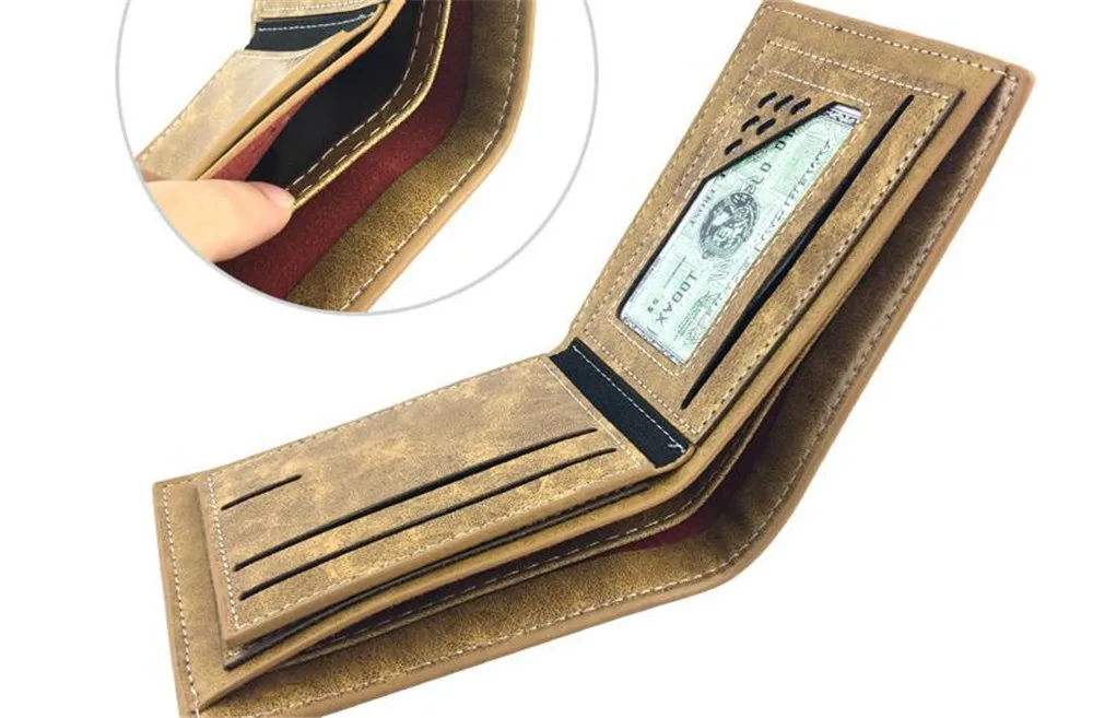 Многослойный кошелек цвета хаки из искусственной кожи с изображением героев