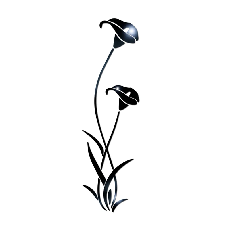 Съемное 3D акриловое зеркало DIY домашняя Наклейка на стену виниловые наклейки