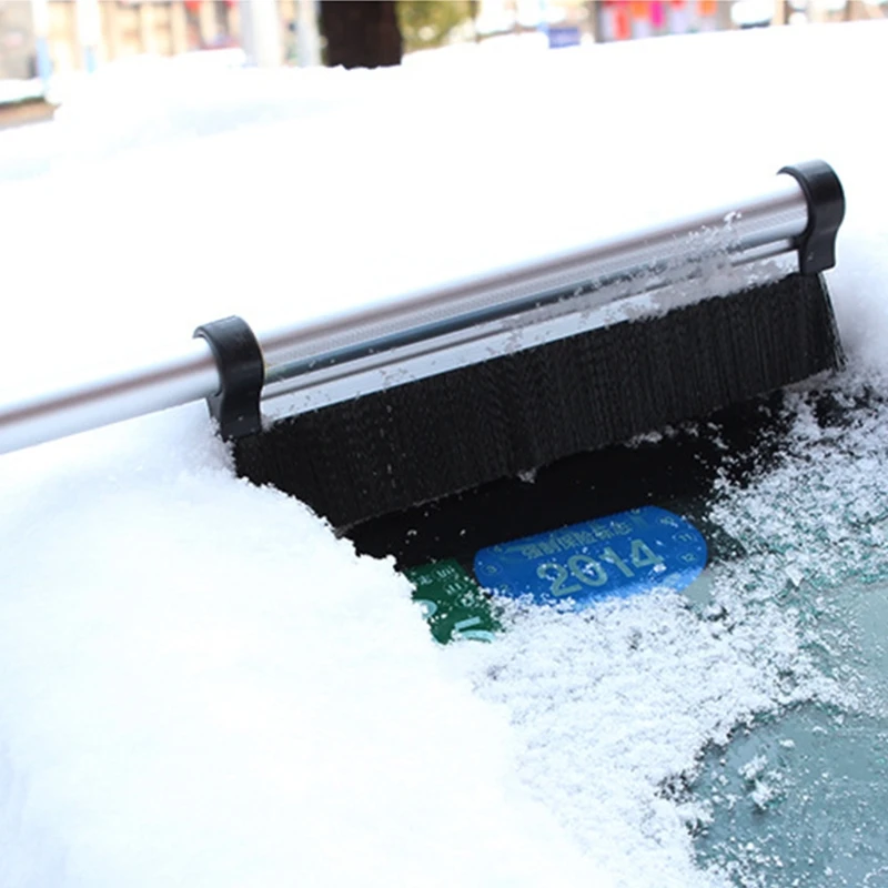 Уличная алюминиевая телескопическая щетка для снега лопатка льда инструмент