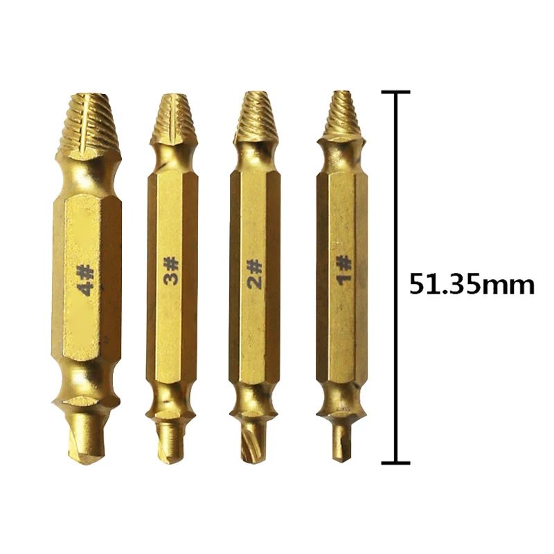 4 шт. поврежденный Винт экстрактор сверла руководство набор сломанных Скорость