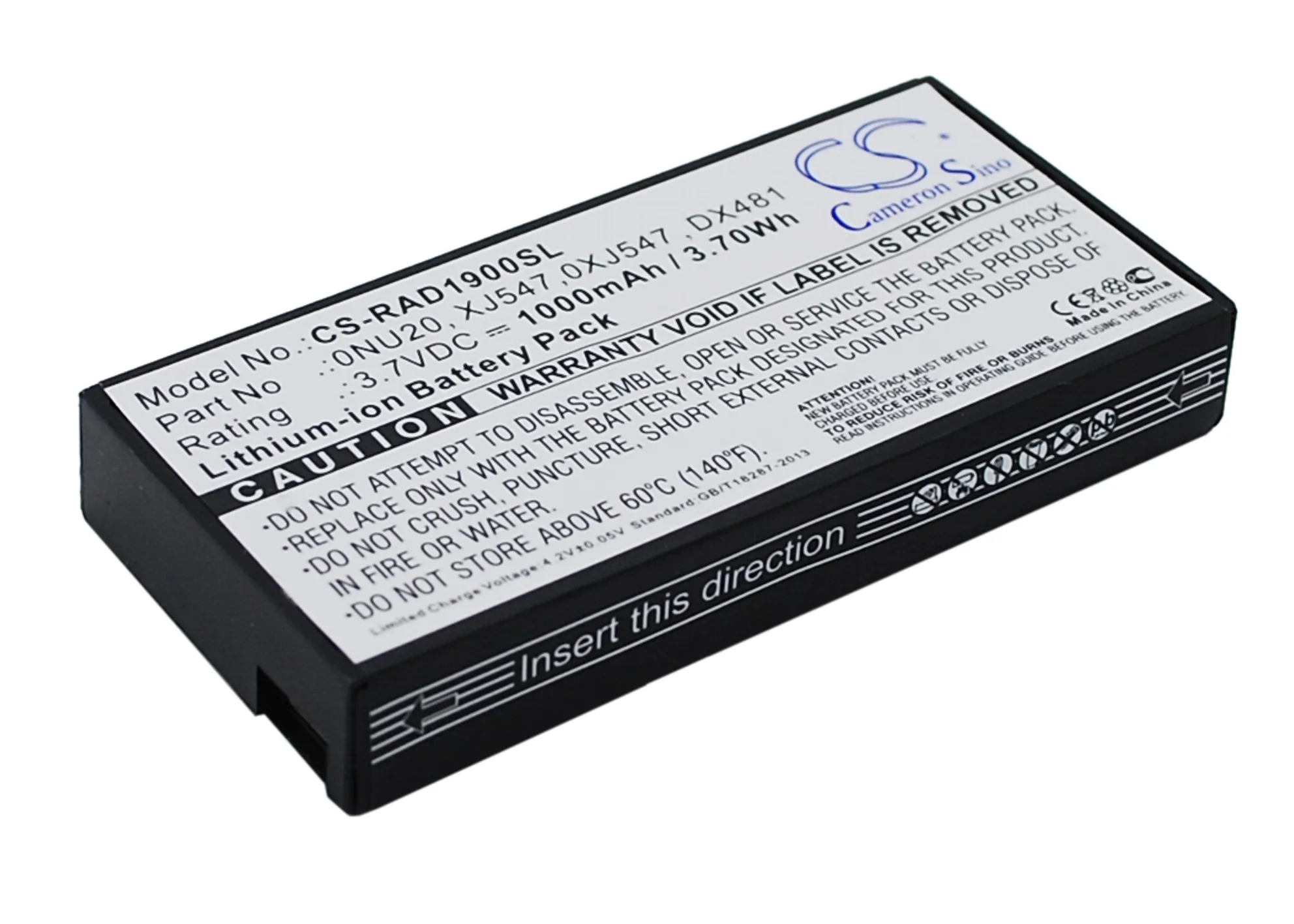 Аккумулятор Cameron Sino для DELL 0FR463 0NU209 0U8735 0UF302 0XJ547 312-0448405-10780 CNXVV DX481 FR463 FR465 H2R6M H762F |