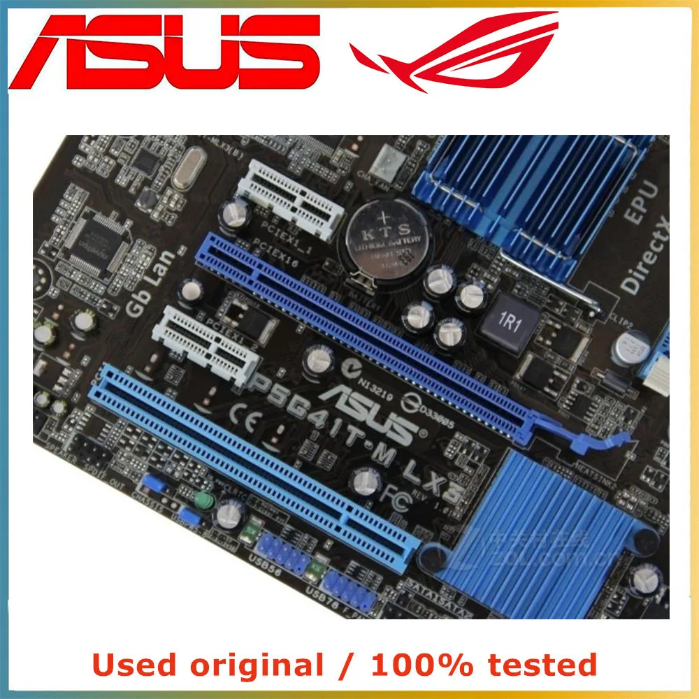 Для процессора Intel G41 LGA 775 для ASUS P5G41T-M LX3 материнская плата компьютерная розетка