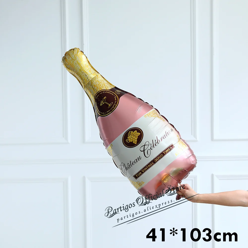 rose gold 1 шт Виски шар человек 40th день рождения пиво и виски День Рождения Декор мужской день рождения в возрасте до совершенства Джек да - Цвет: rose gold