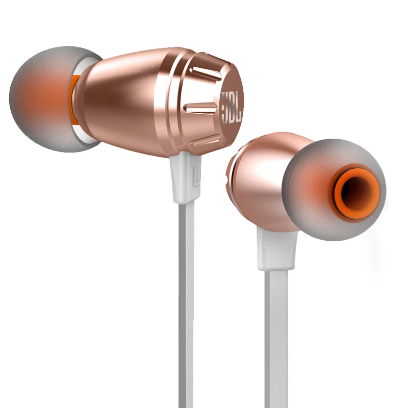 Проводные наушники вкладыши JBL T380A стереонаушники с чистым басом спортивные