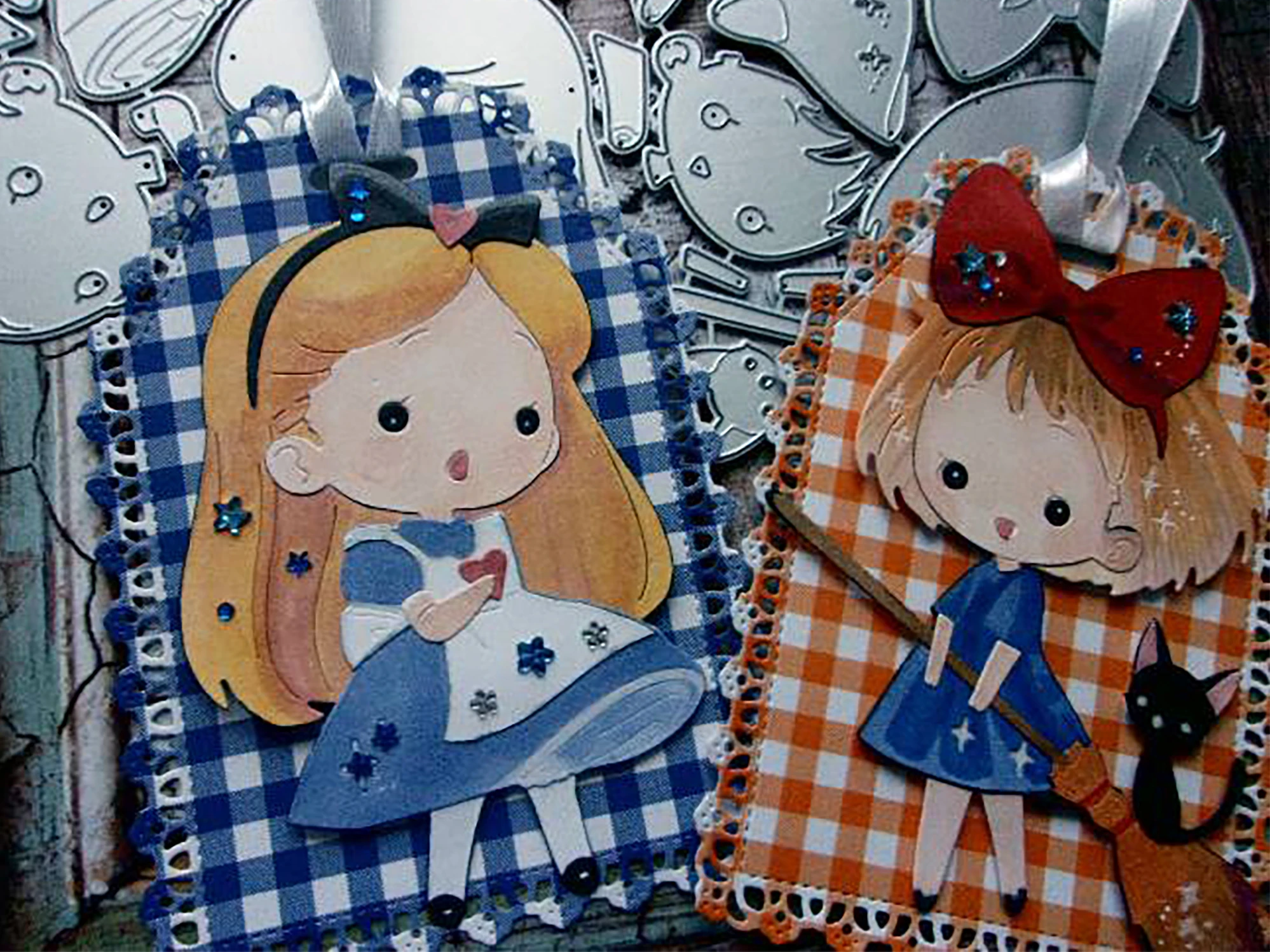 

Cartoon Baby Girl Cutting Dies Stencils for DIY Scrapbooking Album Paper Card Decorative Craft Embossing