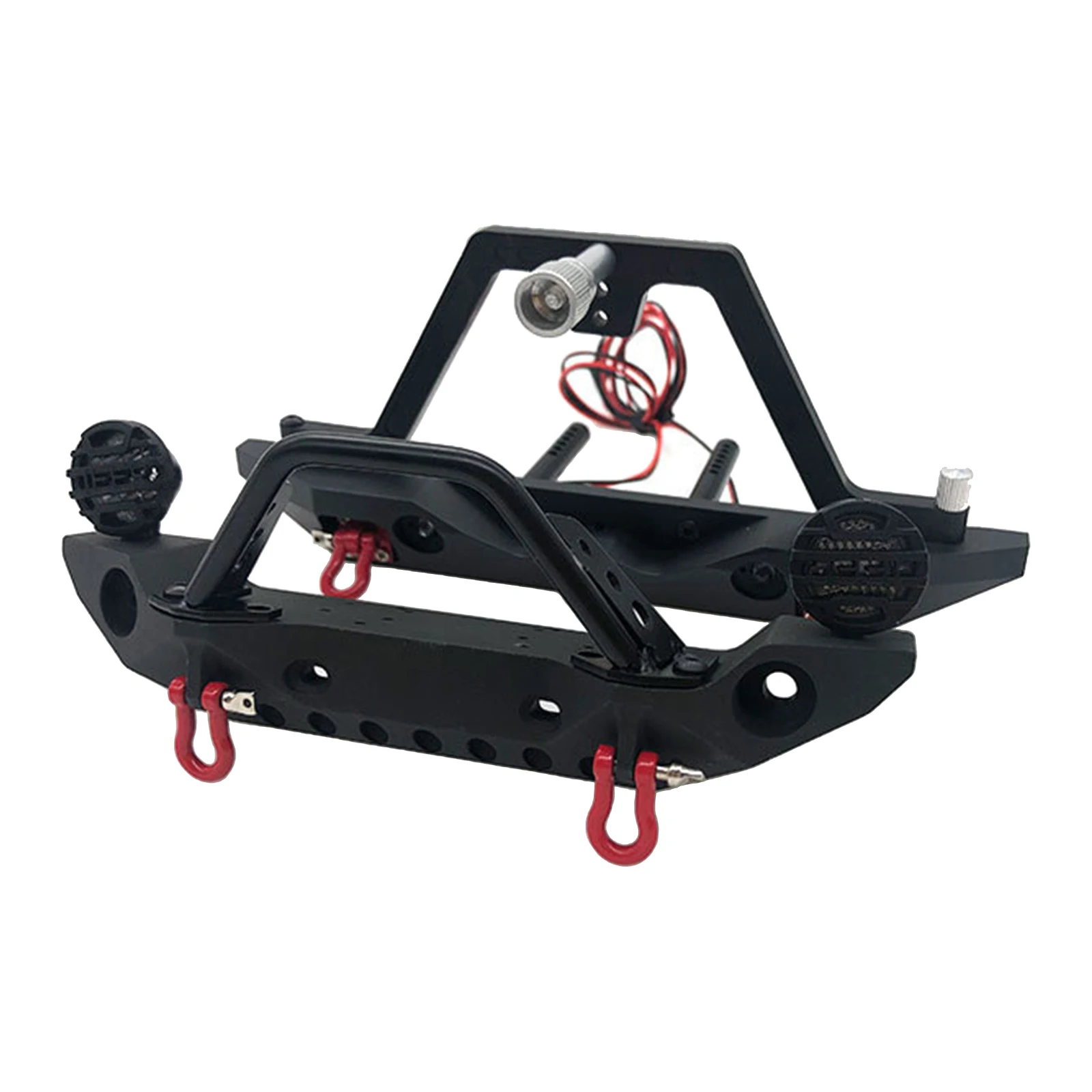 

Передний/задний бампер со светодиодный светильник кой для TRX4 SCX-10 90047, Радиоуправляемый внедорожник для скалолазания, запасные части для авт...