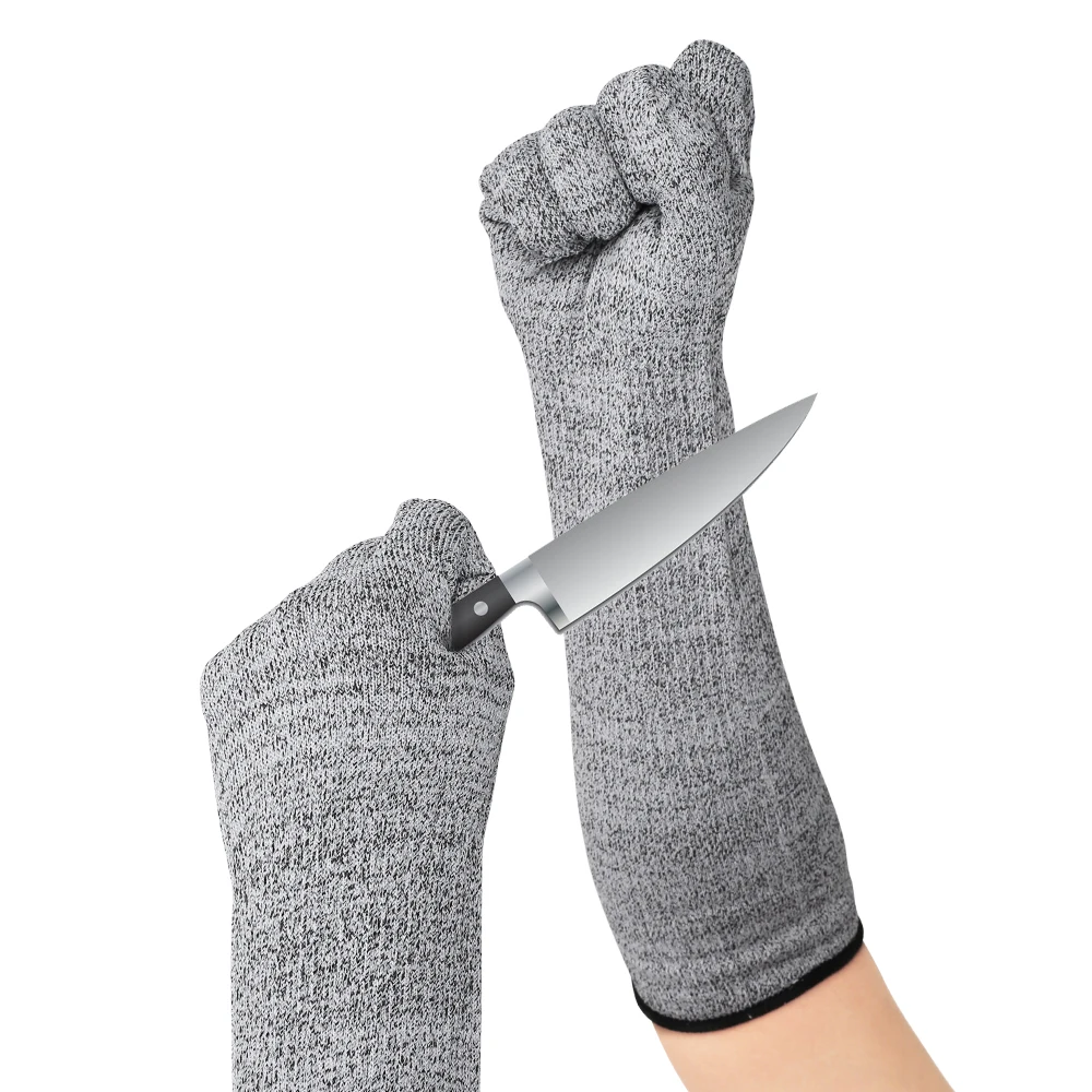 

1 Pair 50cm Wear-resistant Arm Protector Unisex Cut Resistant Anti-Puncture Arm Guard Protection Arm Sleeve Cover Safety Gloves