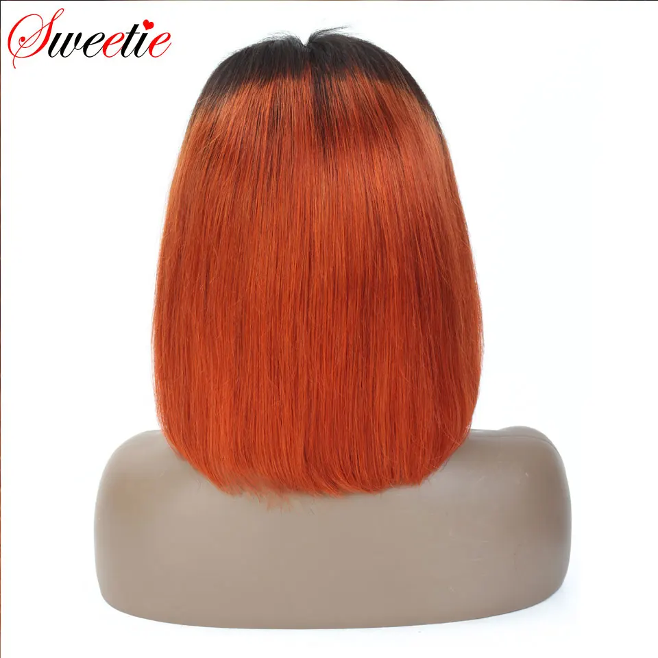 Парики Sweetie с эффектом омбре 1b/30 350 99J 4x4 парики на шнуровке спереди короткие Боб 150%