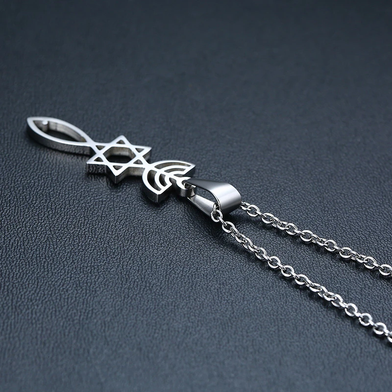 Vnox мессианская подвеска с печатью религиозные украшения привитое ожерелье