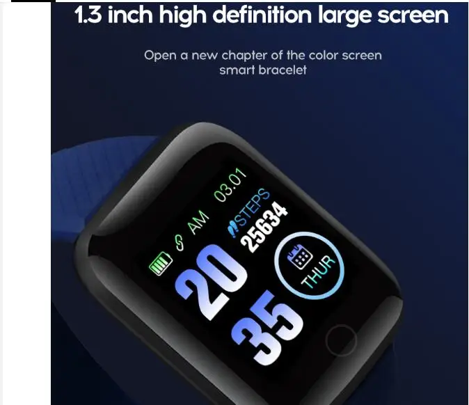 116 плюс цветной экран USB Смарт браслет спортивные Шагомер часы фитнес бег ходьба