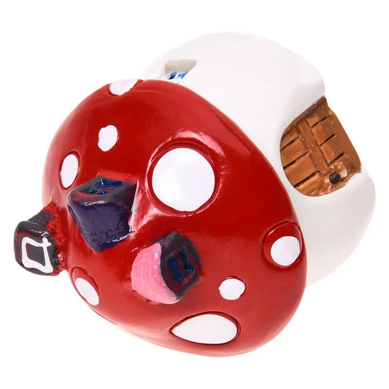 Садовый орнамент грибной дом смола фигурка ремесло растение горшок Фея садовый