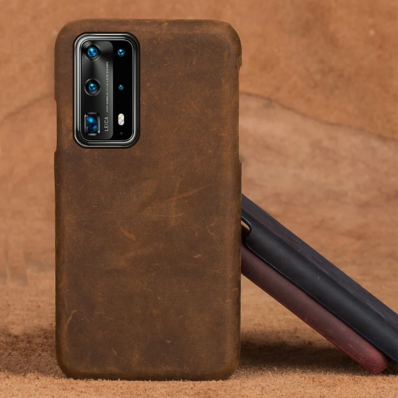 original pull up leather case for huawei p50 p40 pro p40 lite p20 p30 lite mate 40 20 retro cover for honor 50 9x 8x 10 20 pro free global shipping
